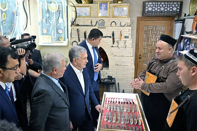 Олий мартабали меҳмонга Ўзбекистоннинг бой тарихий ва маданий мероси намойиш этилди