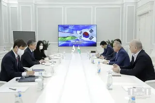 Tashkent mayor holds meeting with the Ambassador of the Republic of Korea