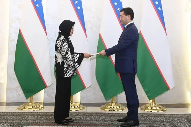 O‘zbekiston TIV rahbari Indoneziyaning yangi tayinlangan elchisidan ishonch yorliqlarini qabul qildi