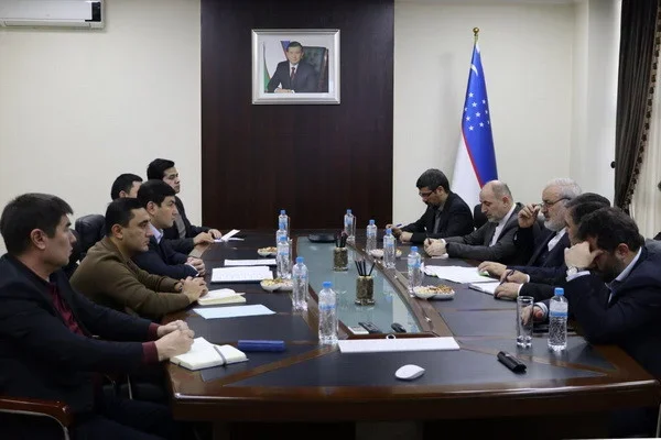 A meeting was held at the Ministry of Geology with a delegation led by the Minister of Industry, Mines and Trade of Iran