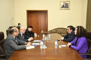 Furkat Sidikov receives the President of the American Chamber of Commerce in Uzbekistan