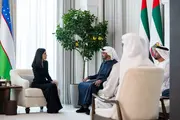 Саида Мирзиёева встретилась с президентом ОАЭ