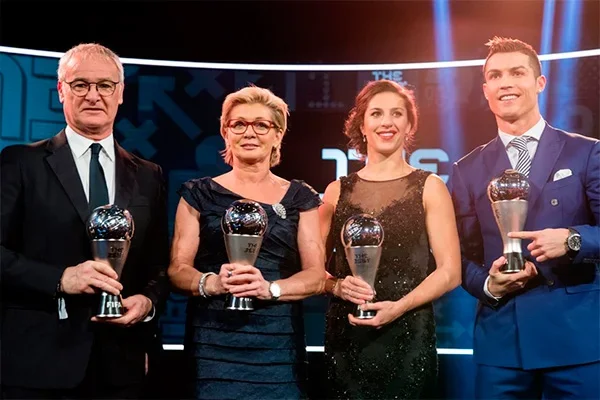 Cristiano Ronaldo wins Best FIFA Men’s Player award