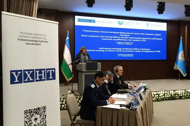 ОБСЕ провела двухдневный учебный курс в Узбекистане по противодействию торговле людьми с использованием технологий