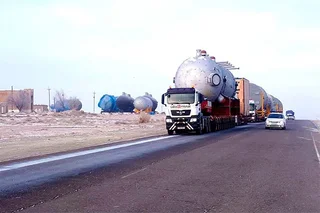 GTL заводи майдончасига асосий технологик ускуналар етказилмоқда
