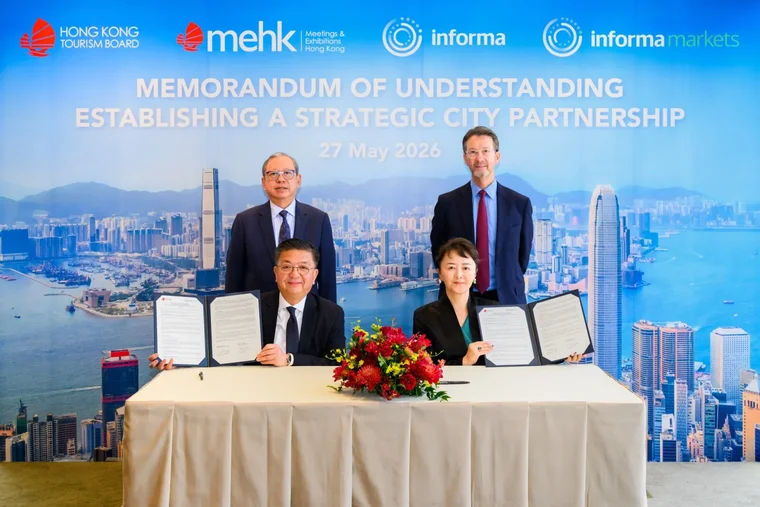 HKTB Partners with Global Leading Trade Exhibition Organiser Informa Markets  Bringing International Premium Exhibition IPs to Hong Kong Under Asia’s First-Ever "City-as-Your-Showroom" Concept