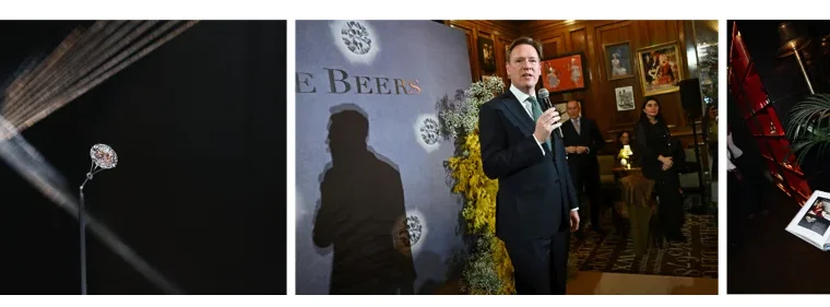 Together with Poppy Delevingne, Nathalie Emmanuel, and Archie Madekwe De Beers celebrates Diamonds, Art, and Love at Maison Assouline