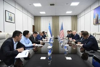 «Ўзбекнефтгаз» ва «Schlumberger» қўшма лойиҳаларнинг бориши ва ҳамкорликнинг янги йўналишларини кўриб чиқдилар