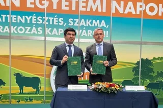 Aziz Voitov meets with the Deputy Minister of Agriculture and the Rector of the University in Hungary