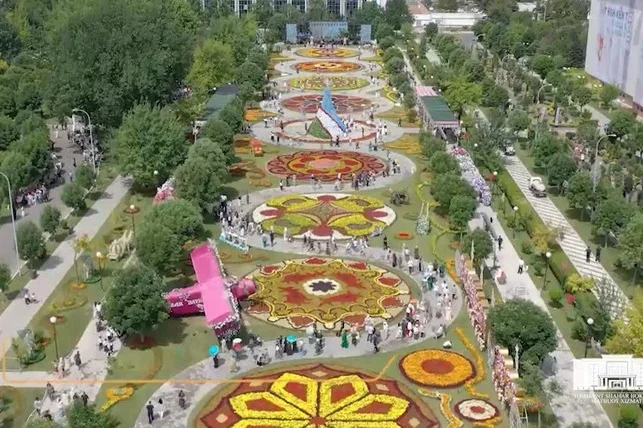 Пойтахтда 2 миллион гул билан Гуллар фестивали ўтмоқда