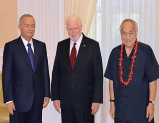 Uzbek President meets US Congressmen