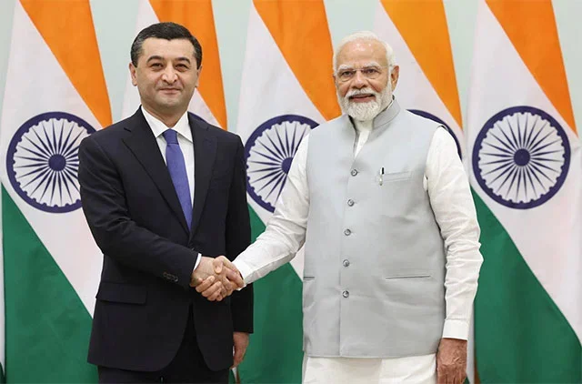 Uzbekistan’s Foreign Minister Meets with Indian Prime Minister