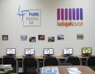 Kelajak Ovozi opens information rooms at eight Tashkent universities