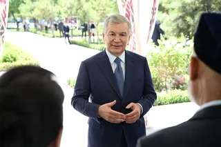 Мирзиёев ознакомился с развитием махалли Узгариш в Сергели