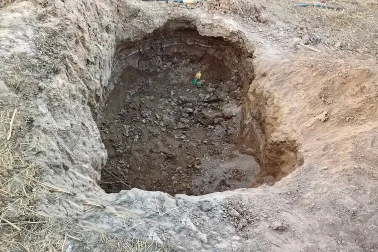 В Самаркандской области обнаружили древнее захоронение