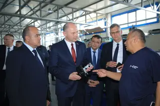 Делегация Минской области посетила предприятия Ферганы