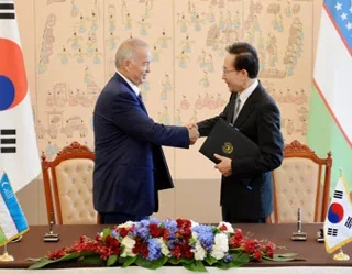 Korea, Uzbekistan pledge cooperation on massive joint projects