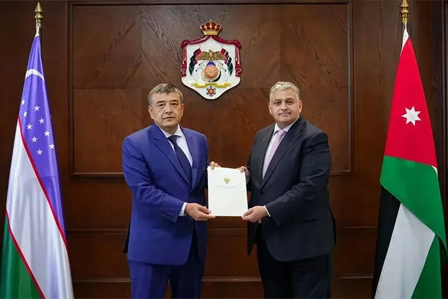 New Uzbek Ambassador presents credentials to Secretary-General of Jordan’s Ministry of Foreign Affairs