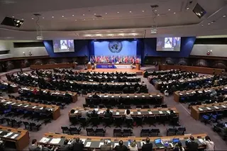 A delegation of Uzbekistan takes part in the 78th session of ESCAP