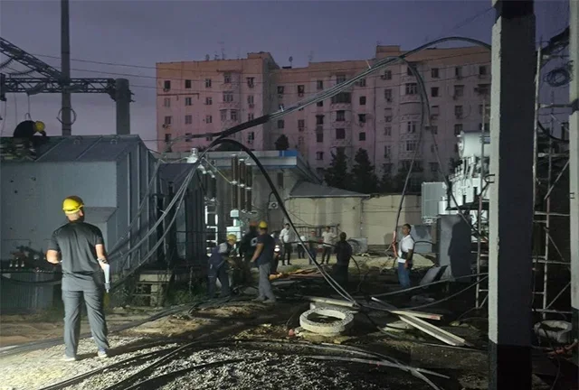 Energy Ministry Fixing Substation Fault in Tashkent