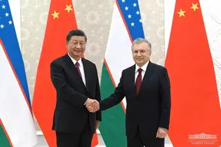 A solemn meeting of Chinese President takes place