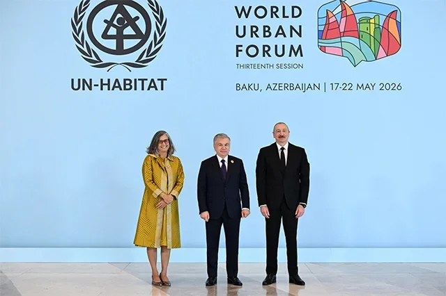 Uzbekistan President Attends UN Urban Forum in Baku