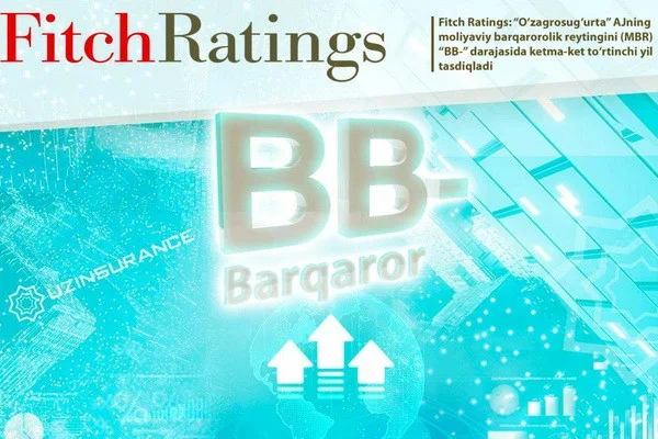 Fitch Ratings подтвердило рейтинг «Узагросугурта» на уровне «BB-» четвертый год подряд