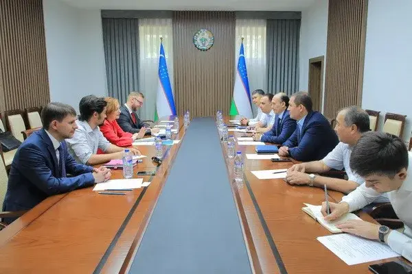 Deputy Minister of Transport holds a meeting with the EBRD Managing Director for Central Asia
