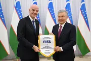 Шавкат Мирзиёев ФИФА президенти Жанни Инфантинони қабул қилди