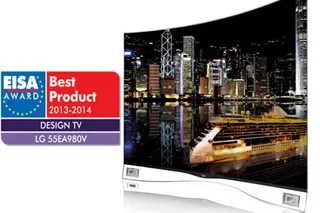 Изогнутый OLED телевизор LG удостоен награды за инновационный дизайн на EISA 2013