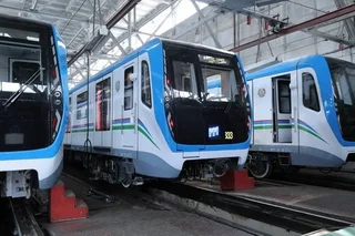 Toshkentga uchta yangi metro poyezdi yetkazib berildi