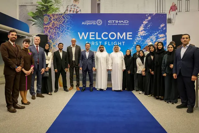 Etihad Airways открыла новый прямой маршрут между Абу-Даби и Ташкентом
