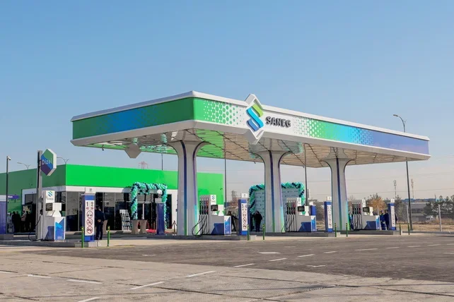 Saneg opens first fuel station in Tashkent