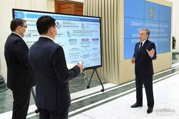 Effectiveness of reforms in public services presented to Uzbek leader