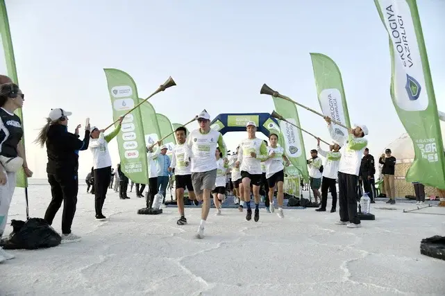 Environmental Marathon "Contribution to the Future of Our Planet" at Barsakelmes: Running for Planet Preservation