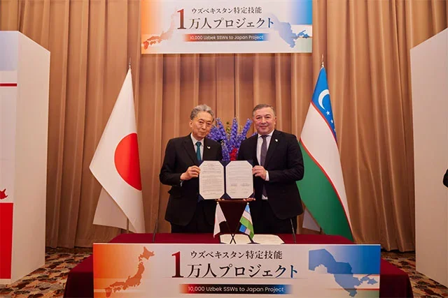 Uzbekistan and Japan Agree to Employ 10,000 Uzbek Citizens Over Five Years