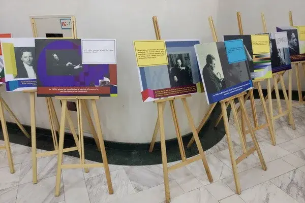 An exhibition about the life and work of the Romanian composer George Enescu opens in Tashkent
