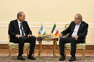 Eron Prezidenti O‘zbekiston delegatsiyasini qabul qildi