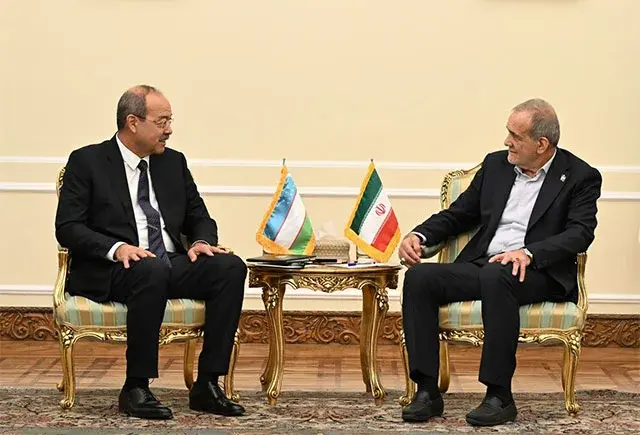 Эрон Президенти Ўзбекистон делегациясини қабул қилди