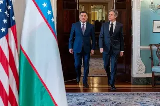Vladimir Norov holds talks with the US Secretary of State