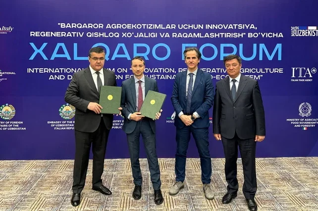 Uzbekistan and Italy Sign Memorandum on Agri-Insurance