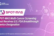 A Defining Milestone for Gene Solutions: SPOT-MAS Multi-Cancer Screening Test Receives U.S. FDA Breakthrough Device Designation