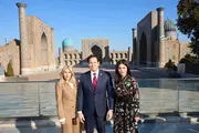 Саида Мирзиёева и Марко Рубио посетили Регистан