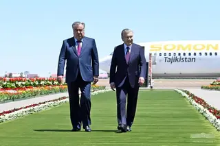 Presidents of Uzbekistan, Tajikistan visit Khorezm