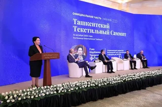 Chairwoman of the Senate takes part in the Tashkent textile summit, uniting East and West