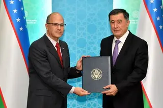 Vladimir Norov receives the newly appointed US Ambassador