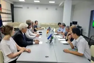 A joint meeting of the heads of the Research Institute of Hydrometeorology and the Leibniz Institute for Tropospheric Research of Germany takes place