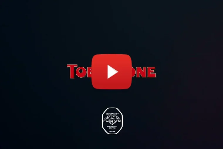 Toblerone Presents " The Ultimate Gift ": The Toblerone Crystal Bar crafted by Swarovski