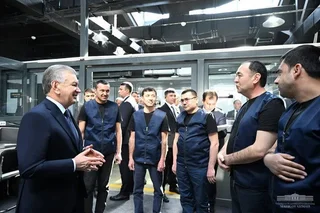 Президент “Гавҳар груп” корхонасини бориб кўрди