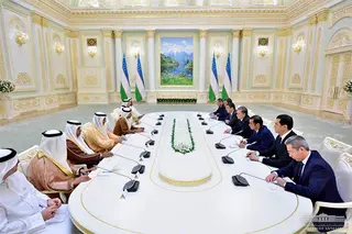 President of Uzbekistan receives the United Arab Emirates delegation